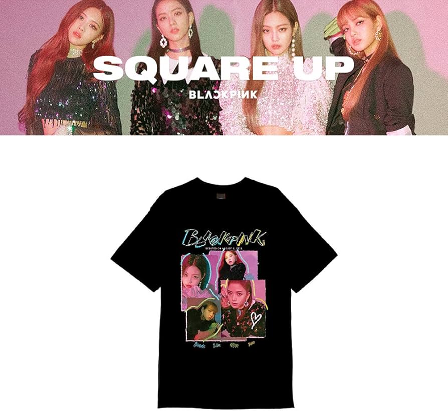 Amazon.co.jp: 【YG公式】(2次予約)SQUAREUP BLACKPINK T-SHIRTS TYPE