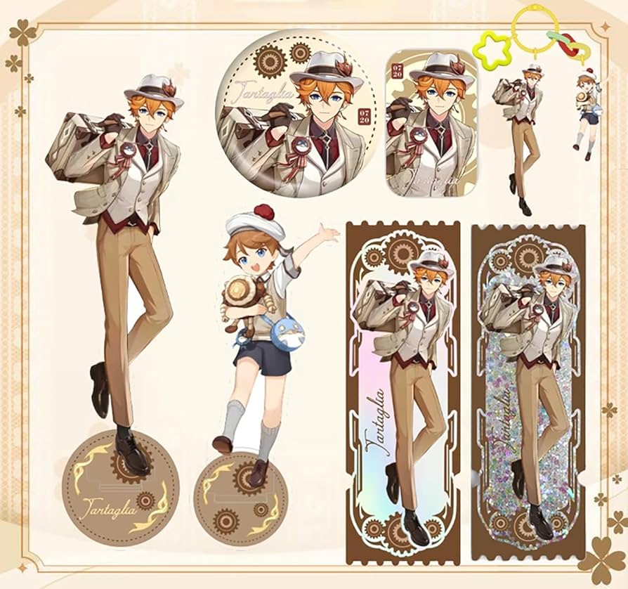 9点セット 原神FES 中国会場限定 特典 タルタリヤ 放浪者 フリンズ 9点