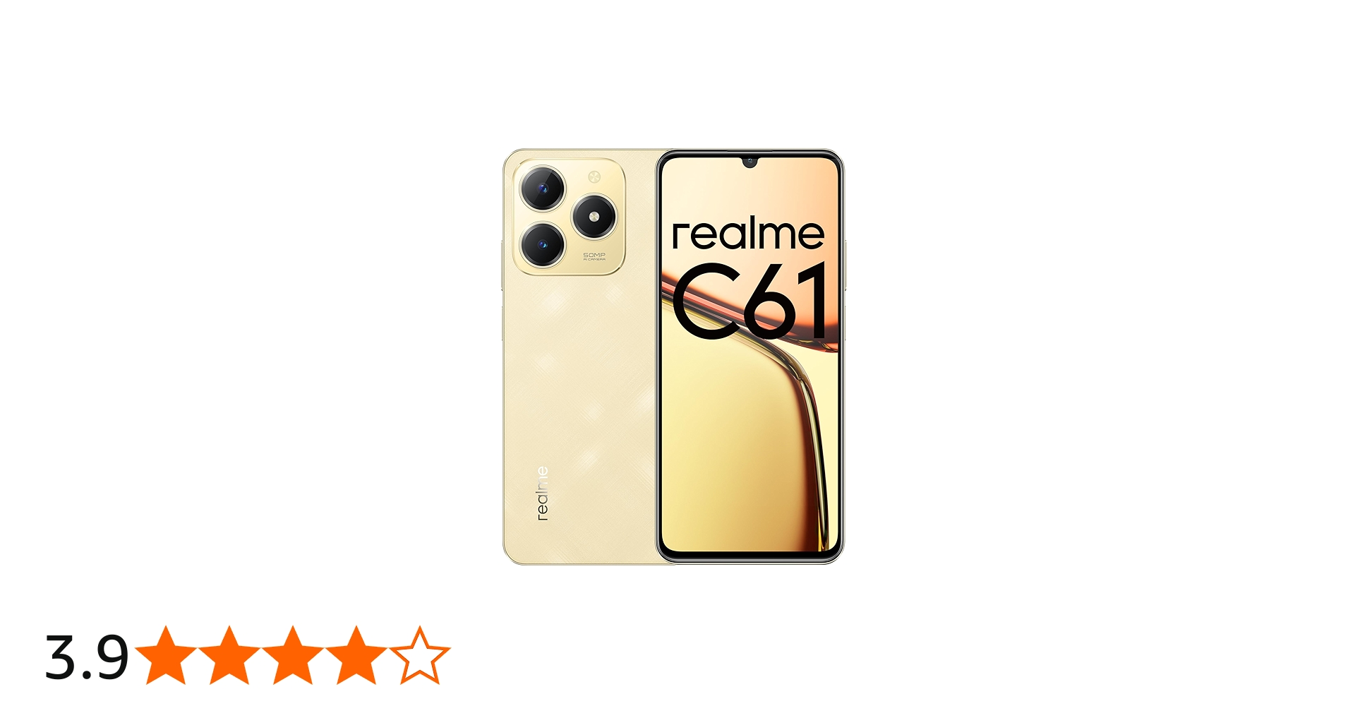 Realme C61 4G Smartphone (128GB, 6GB RAM) Dual SIM | 6.78