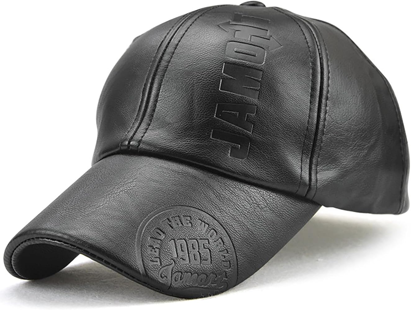 Amazon | BRAVE レザーキャップ ブラック 帽子 おしゃれ 革 合皮