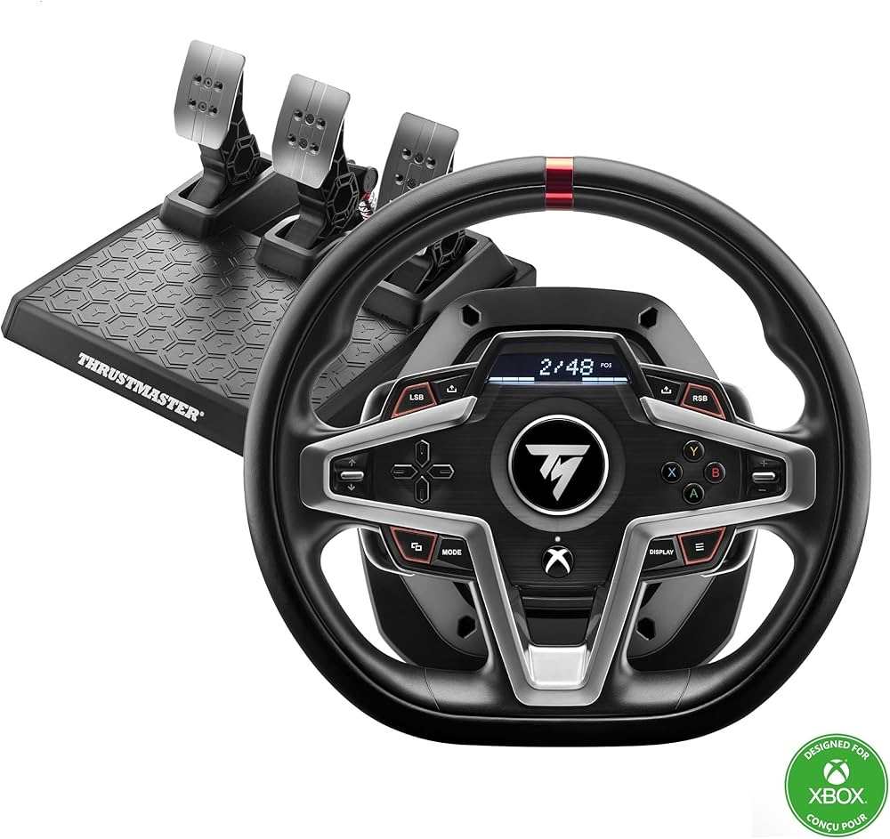 Amazon.com: Thrustmaster T248 Racing Wheel & Magnetic Pedals for