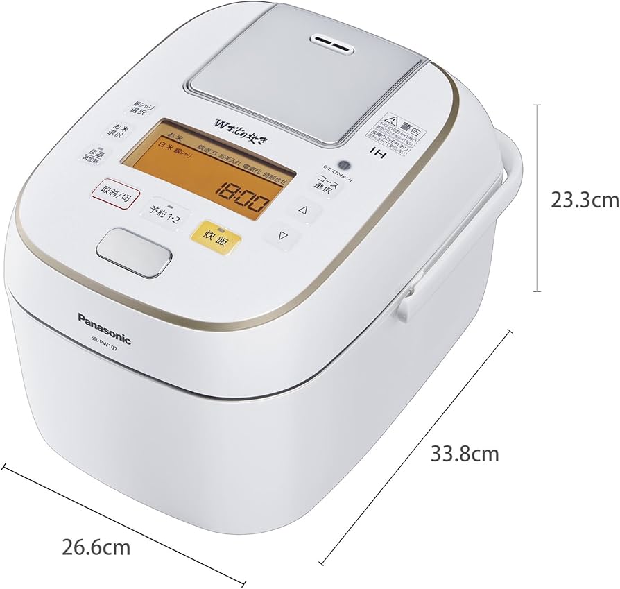 ☆2020年製☆パナソニック圧力IH炊飯器 バックライト液晶画面 Wおどり
