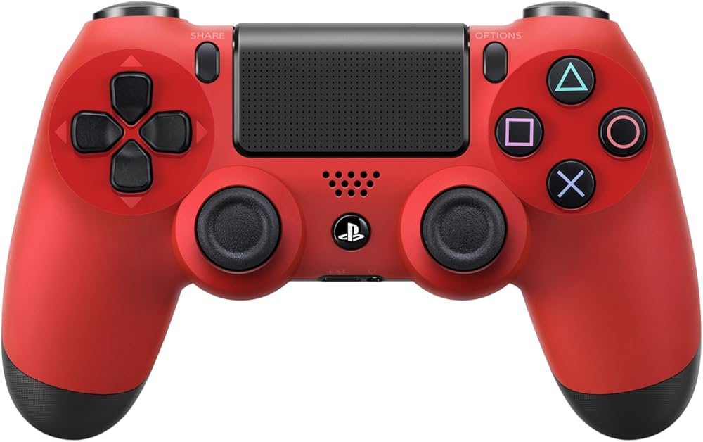 Amazon | ワイヤレスコントローラー (DUALSHOCK 4) マグマ・レッド