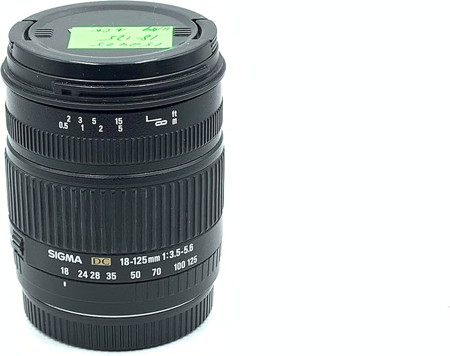 Amazon.com : Sigma 18-125mm f/3.8-5.6 AF DC OS HSM Zoom Lens for