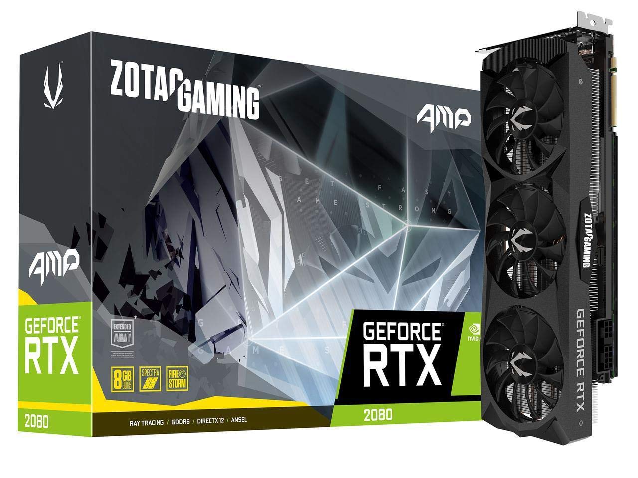 Amazon.com: ZOTAC GAMING GeForce RTX 2080 AMP 8GB GDDR6 256-Bit
