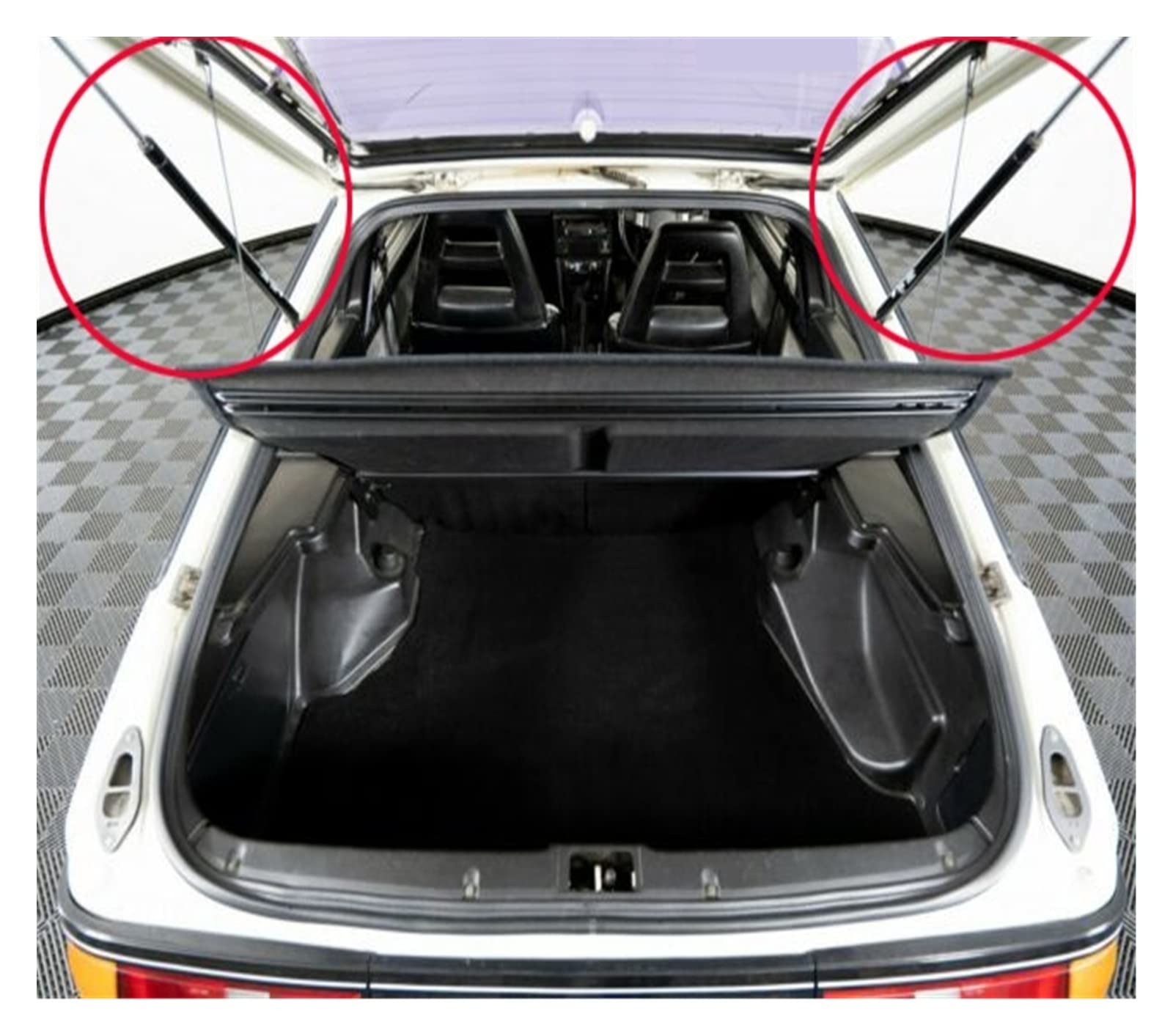 Amazon.co.jp: トランクダンパー 2 個カローラレビン AE86 AE85 1983