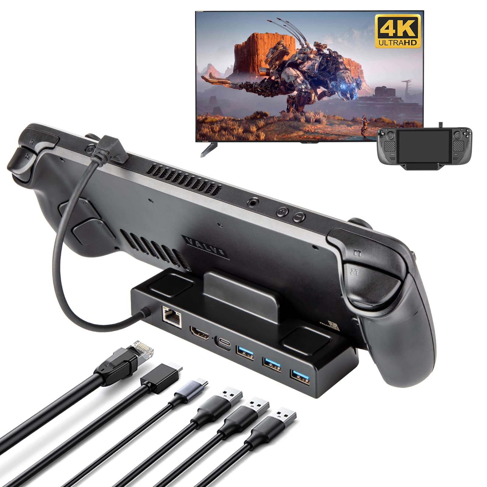 Amazon.co.jp: Steam deck/Steam Deck OLED/ASUS Rog Ally用TVドック