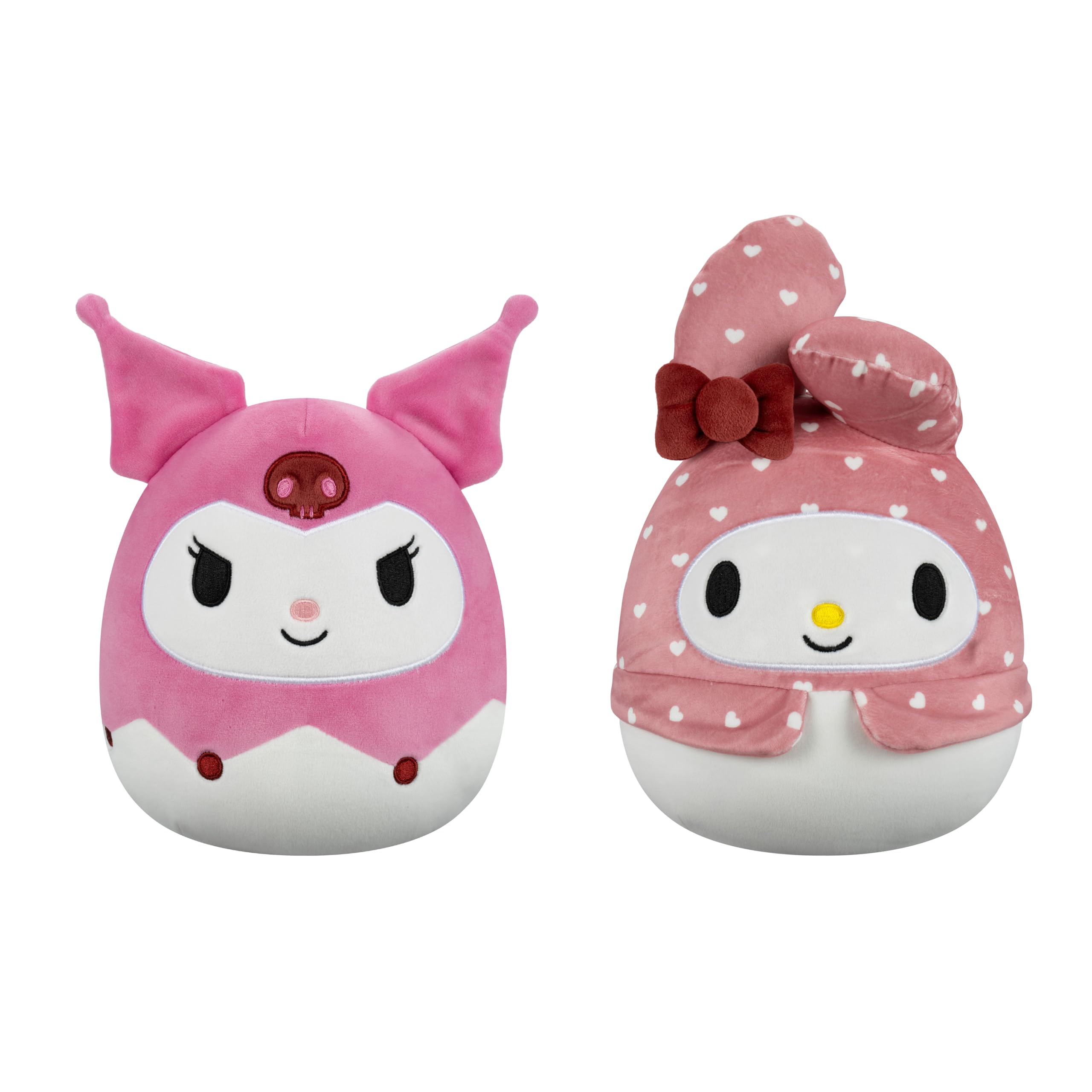 Amazon.com: Squishmallows Original Sanrio 8in Kuromi + 8in My