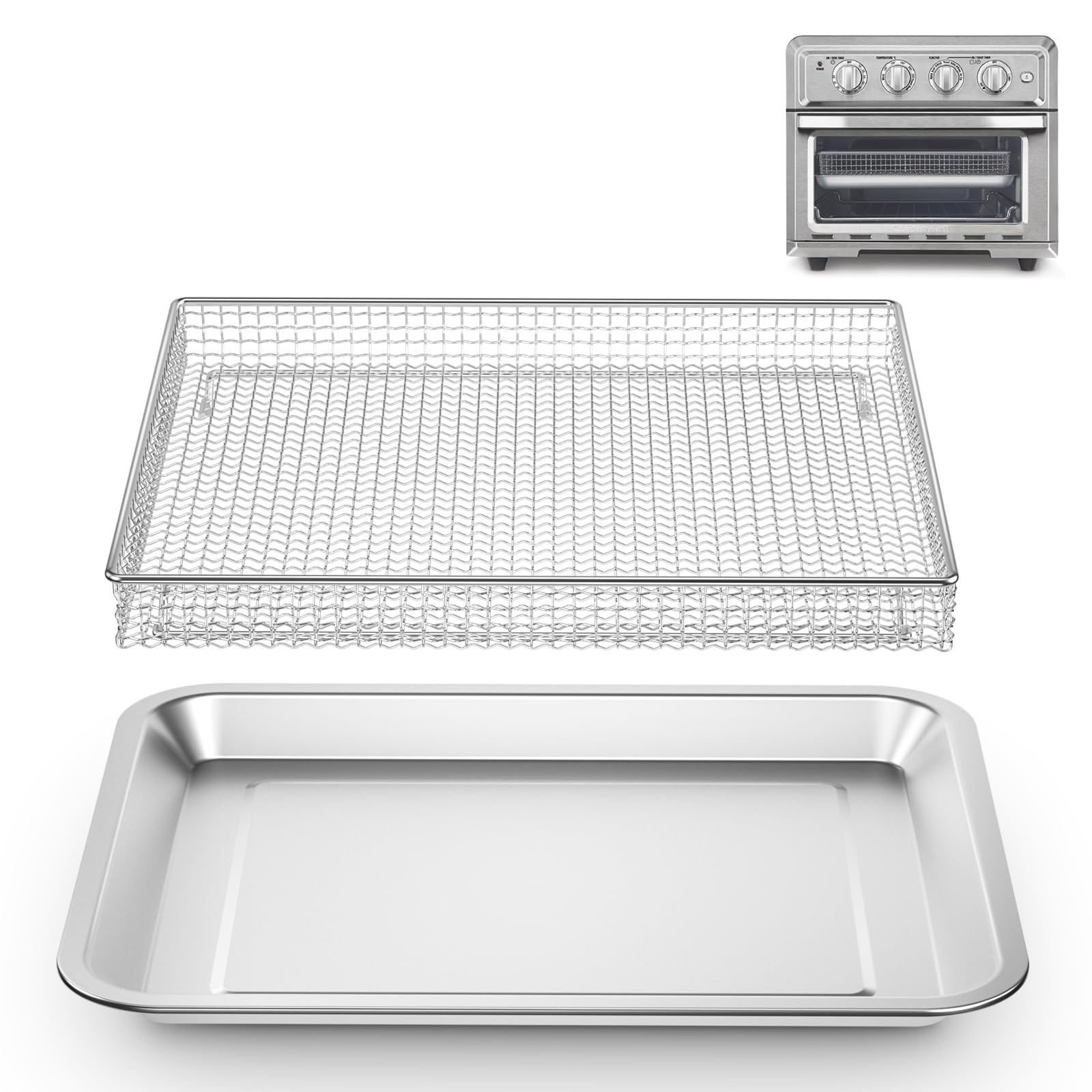 Amazon.com: Stainless Steel Air Fryer Basket and Tray,Compatible