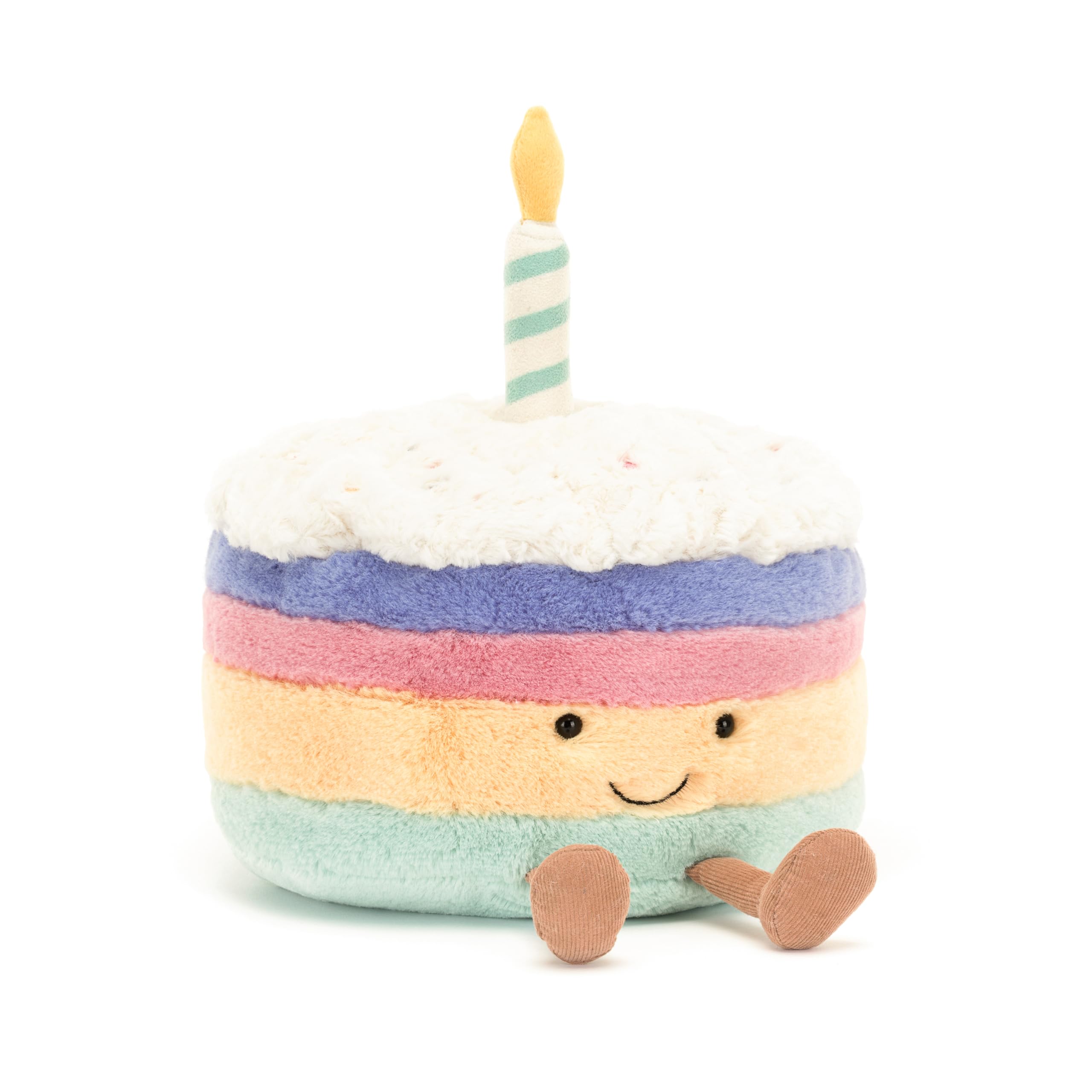 Amazon.co.jp: Jellycat Amuseables レインボー バースデーケーキ