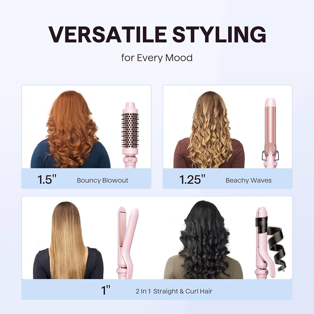 Amazon.com: Wavytalk 3 in 1 Curling Wand Set, Multi Curl, Curling