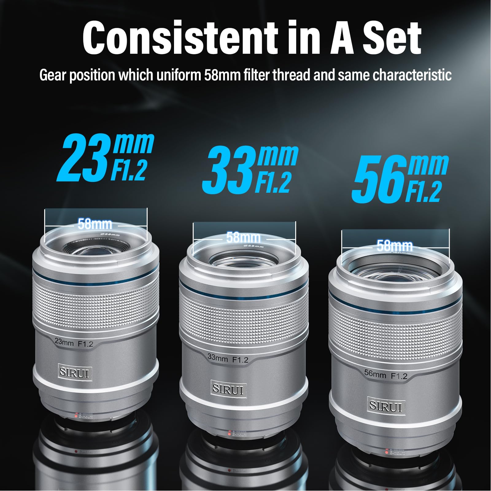 Amazon.co.jp: SIRUI Sniper 56mmオートフォーカスレンズ、F1.2広角APS