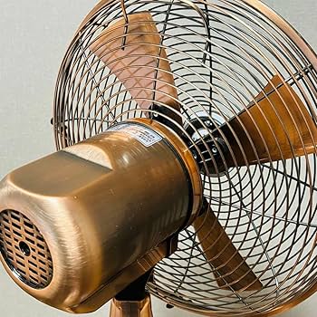 Amazon.co.jp: アンティーク メタル扇風機 コッパーカラー