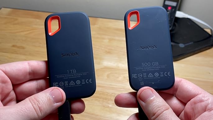 Amazon.com: SanDisk 500GB Extreme Portable External SSD - Up to