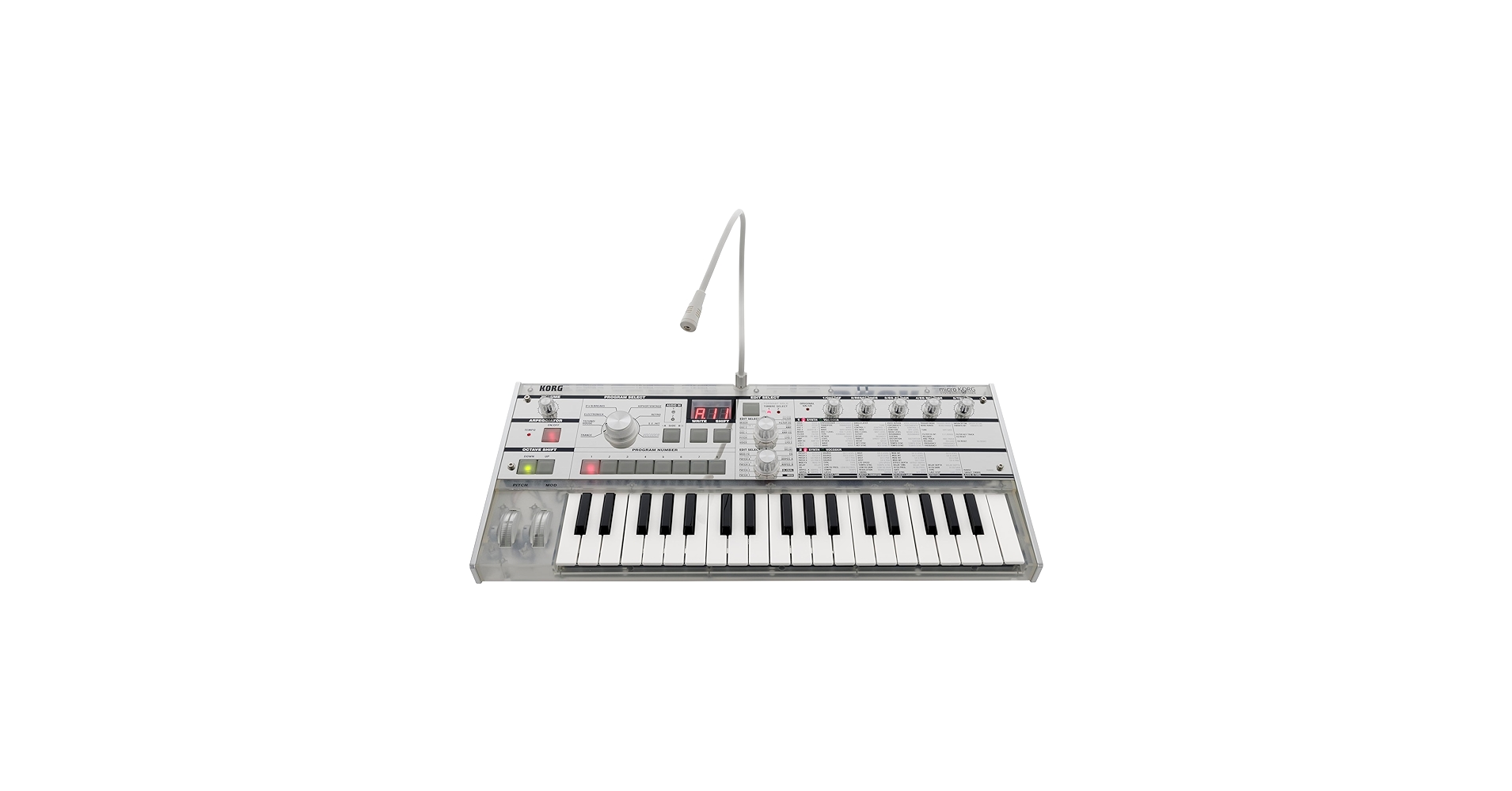 Amazon.com: Korg - MicroKorg Crystal - Synthesizer/Vocoder - 20th