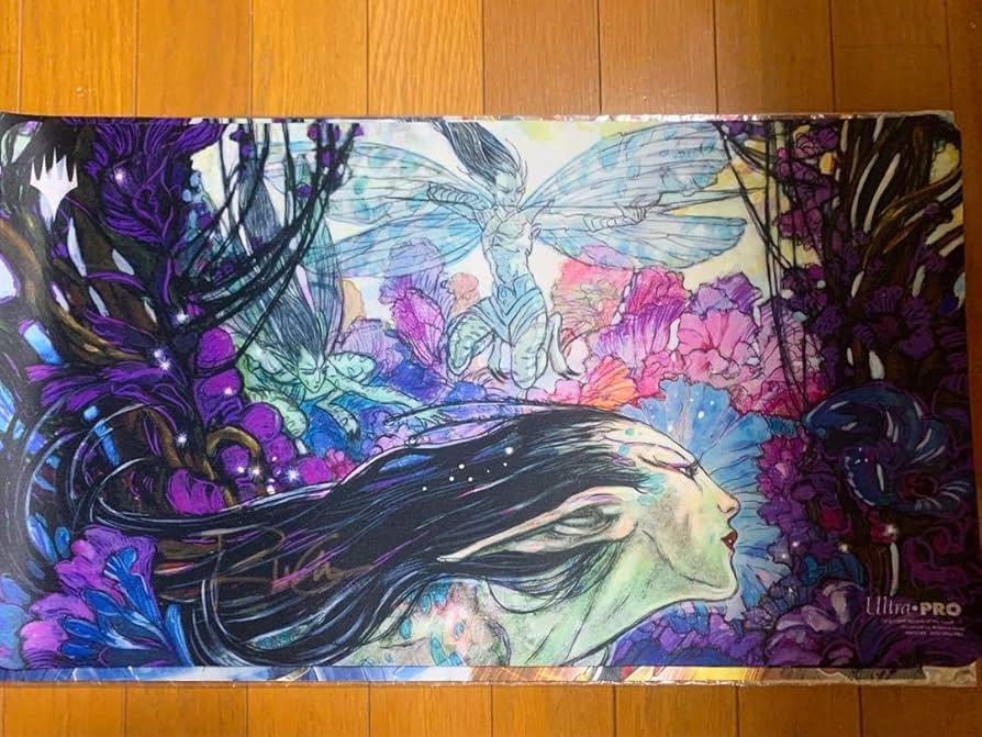 Amazon.co.jp: 苦花 プレイマット mtg レベッカゲイ 直筆サイン : おもちゃ