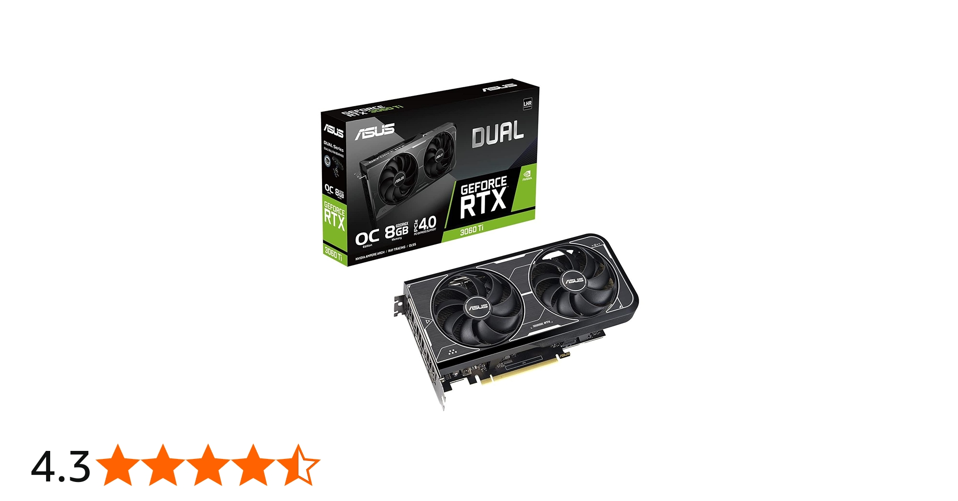 Amazon | ASUS NVIDIA GeForce RTX 3060 TI OC Edition 8GB ビデオ
