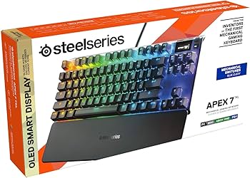Amazon.co.jp: SteelSeries ゲーミングキーボード テンキーレス 青軸