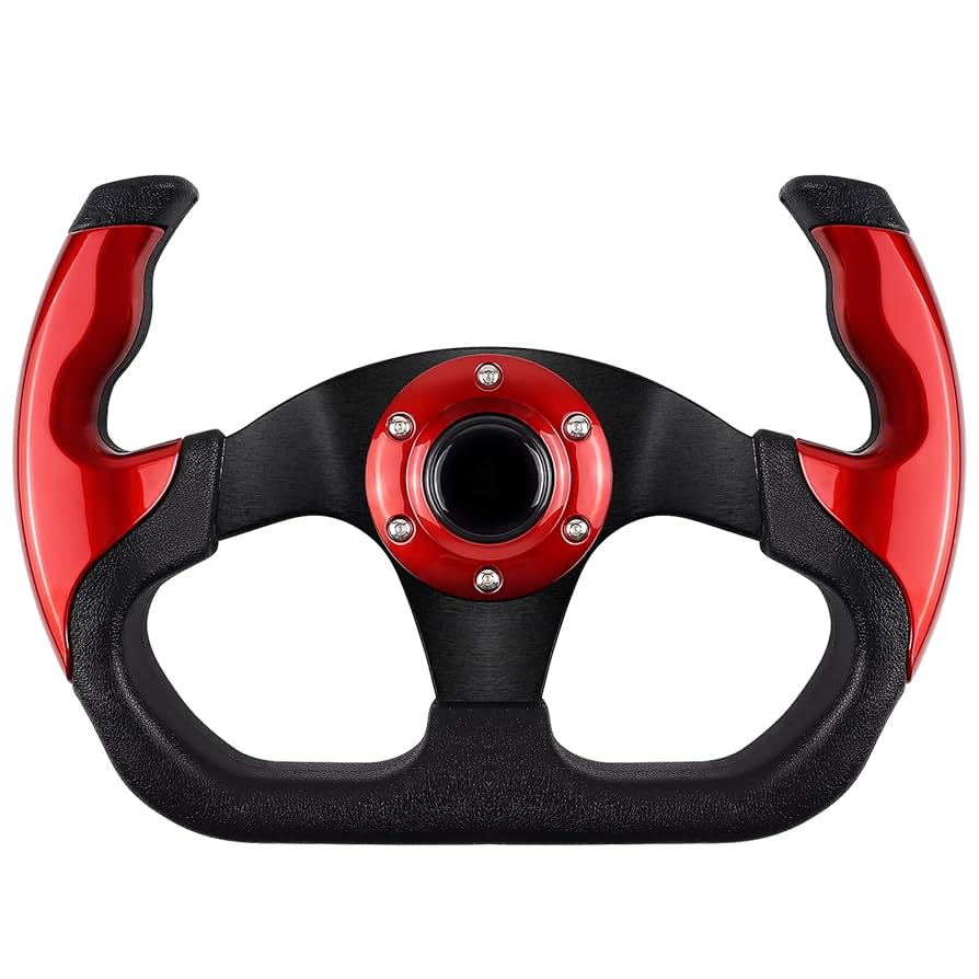 テールスライダーのアルミステアリングとフタバ用カーボンハンドル