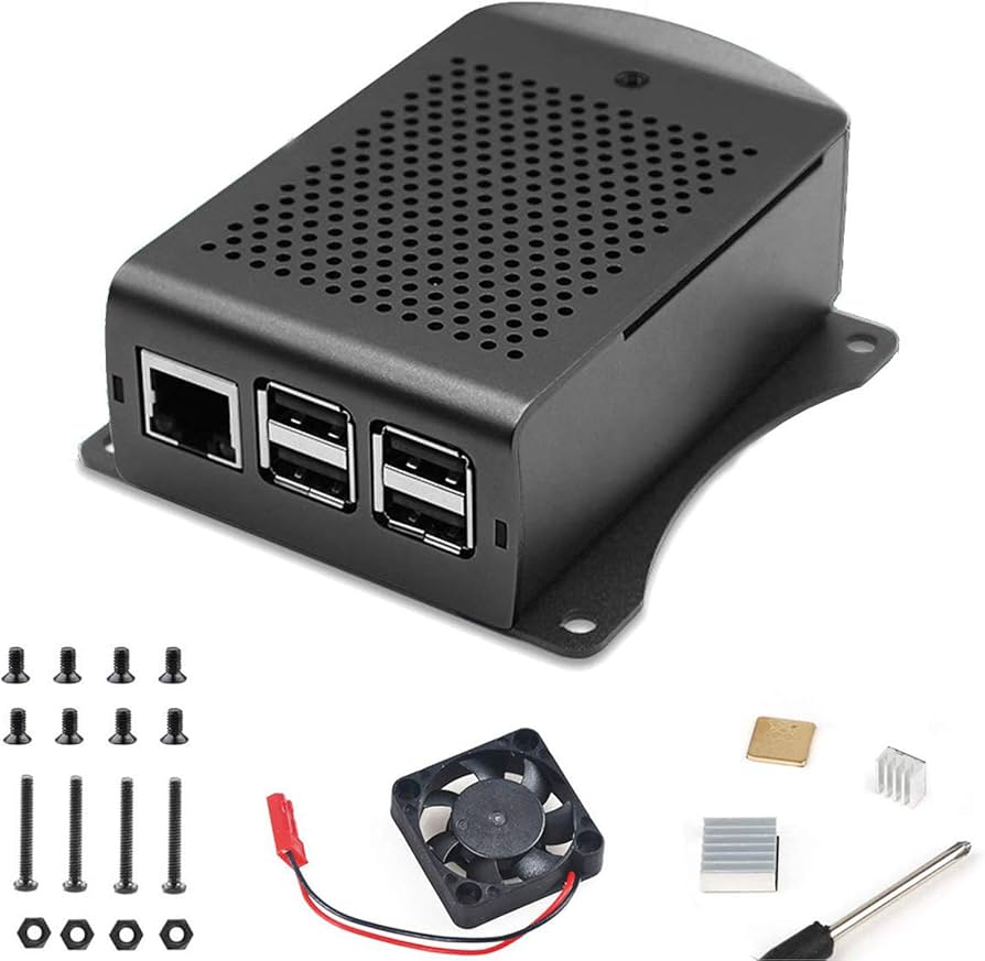 Amazon.co.jp: MakerFocus Raspberry Piケース ファン付き Raspberry