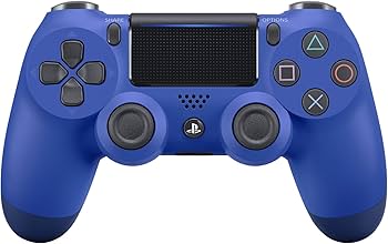 Amazon | ワイヤレスコントローラー (DUALSHOCK 4) ウェイブ・ブルー