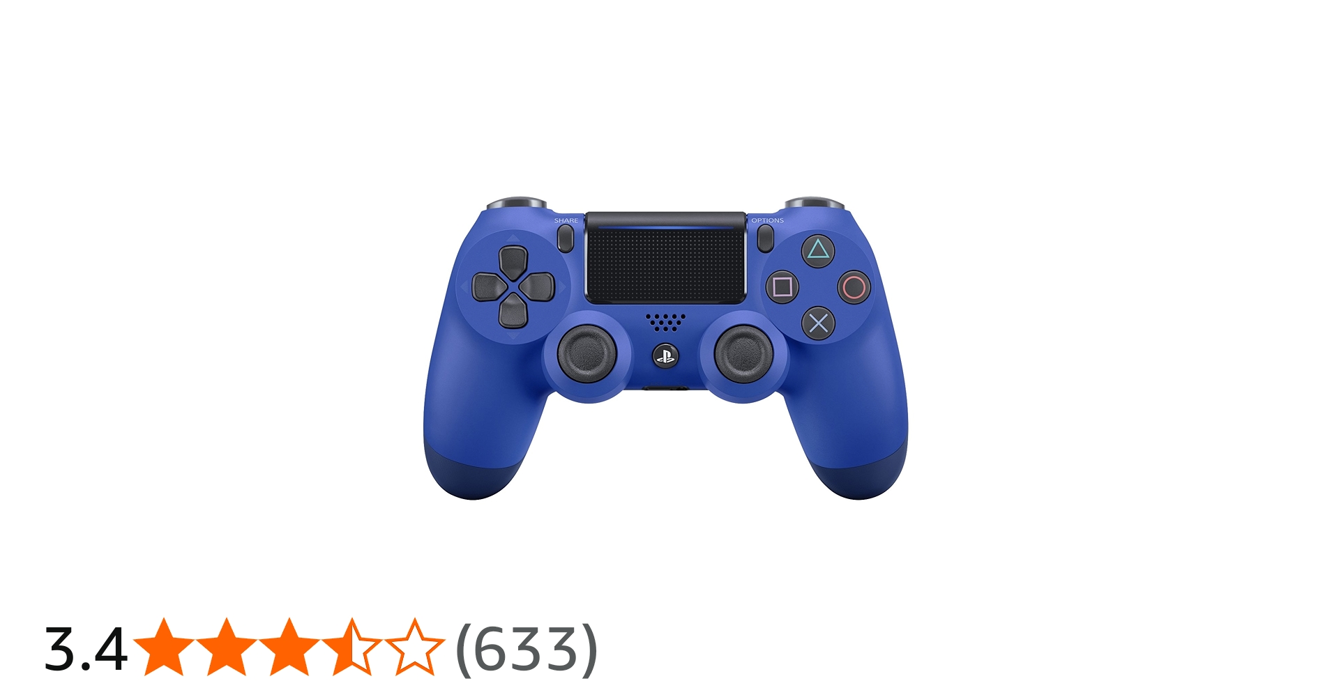 Amazon | ワイヤレスコントローラー (DUALSHOCK 4) ウェイブ・ブルー