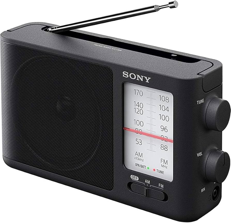 Amazon.com: Sony ICF-506 Analog Tuning Portable FM/AM Radio, Black