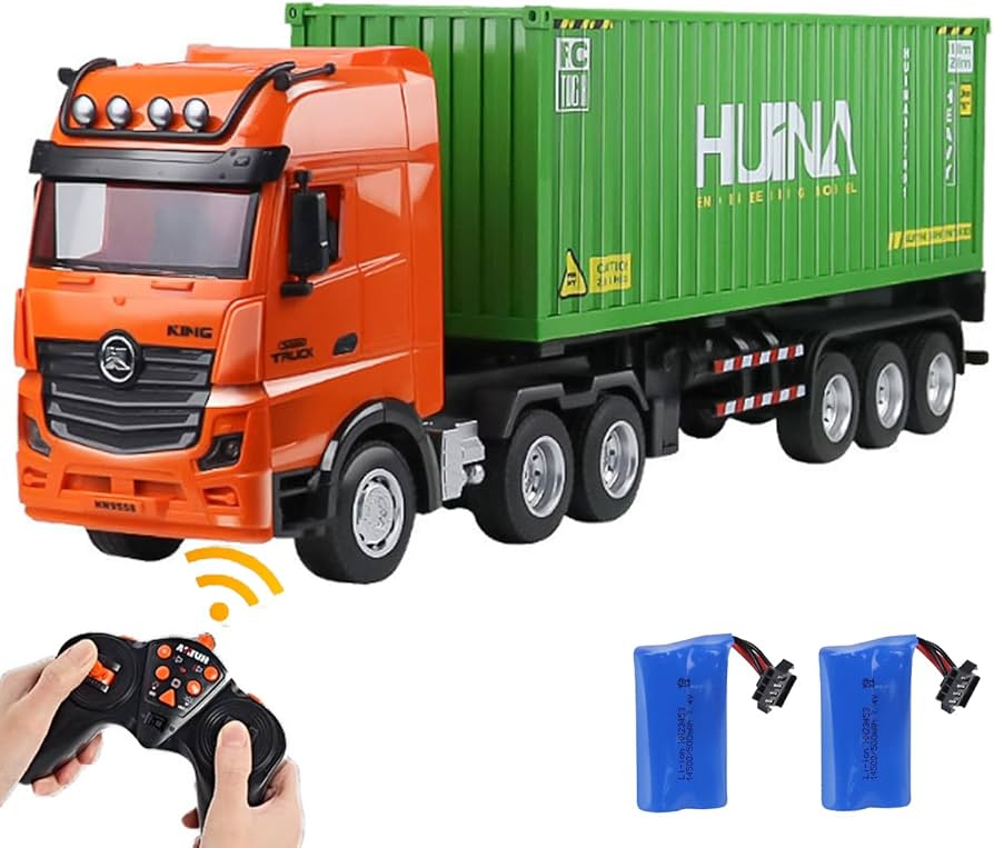 Amazon.co.jp: ラジコンカー こども向け コンテナトレーラー ラジコン