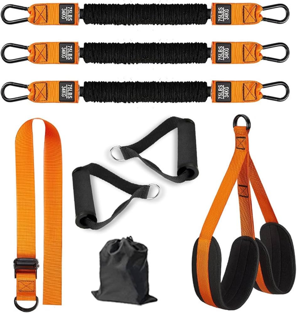 Amazon.co.jp: OKUYOSHI 多機能トレーニングチューブセット 懸垂補助