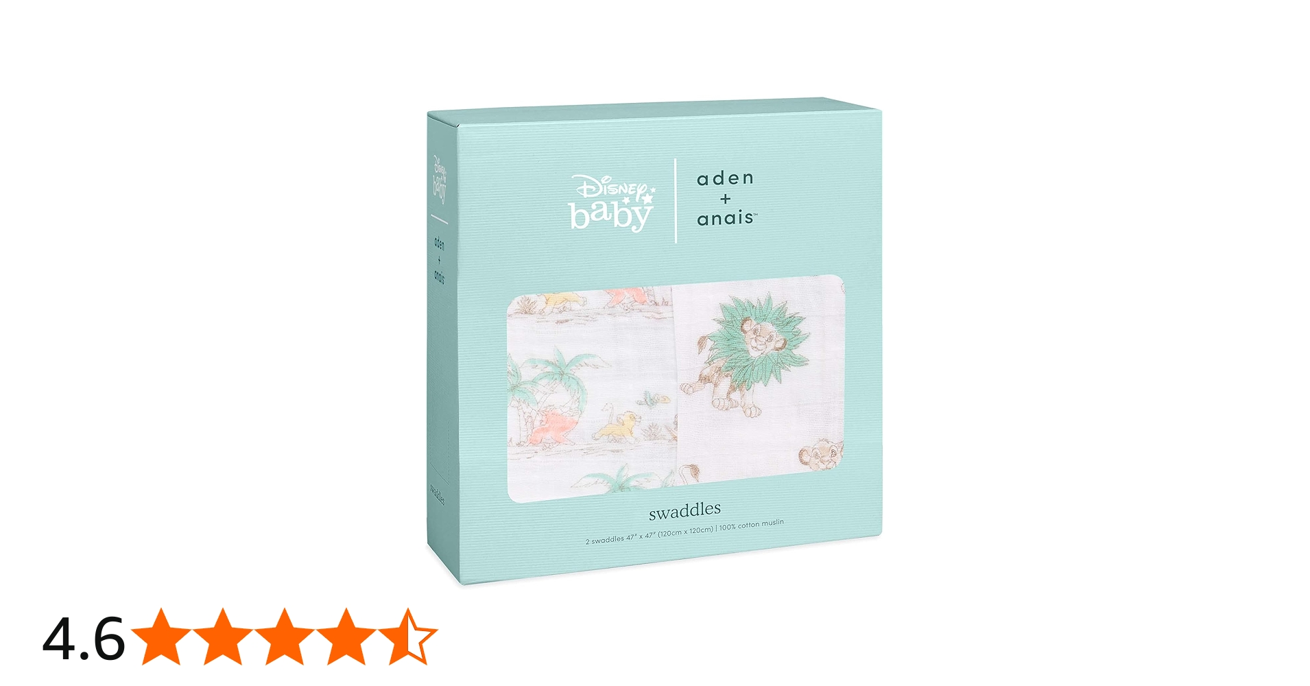 Amazon | aden + anais エイデンアンドアネイ おくるみ ライオンキング