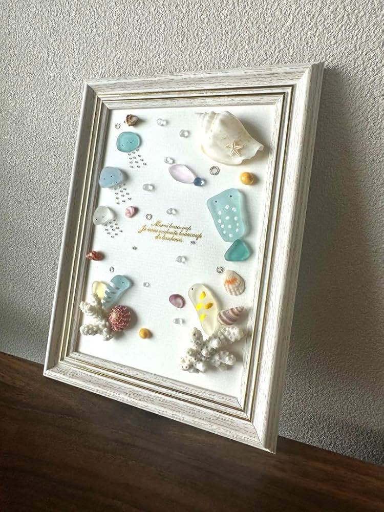 Amazon.co.jp: シーグラスアート 「水族館 縦」 海 魚 : おもちゃ