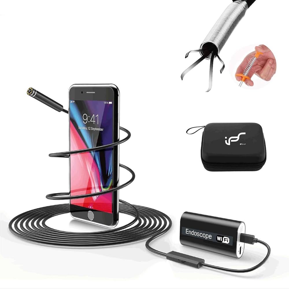 Amazon.co.jp: IPS IP SMART スネークカメラ、検査内視鏡、 USBボア