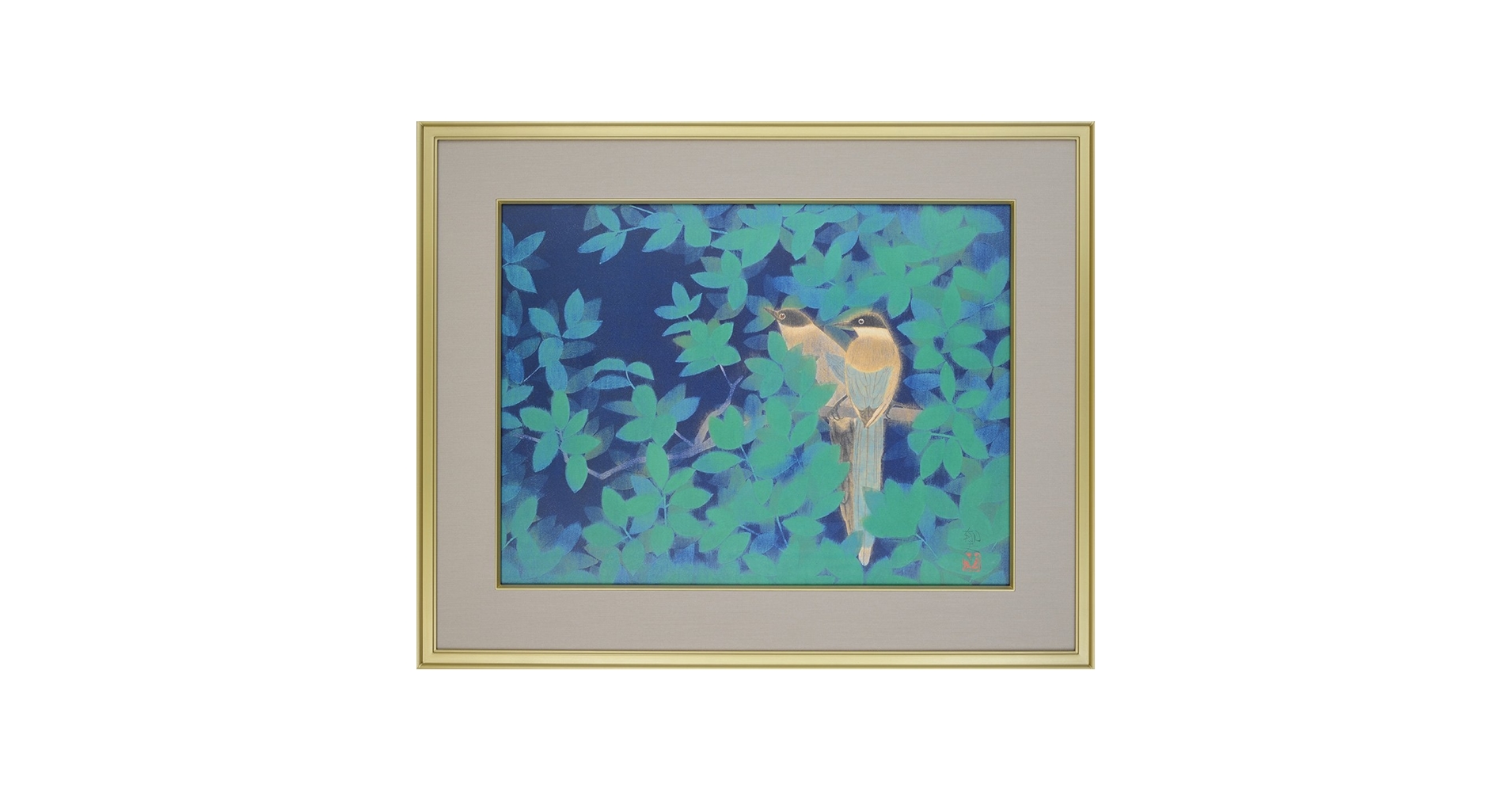 尾長鶏 平山郁夫 複製画 尾長鶏 平山郁夫 複製画 平山郁夫 絵画 尾長鳥