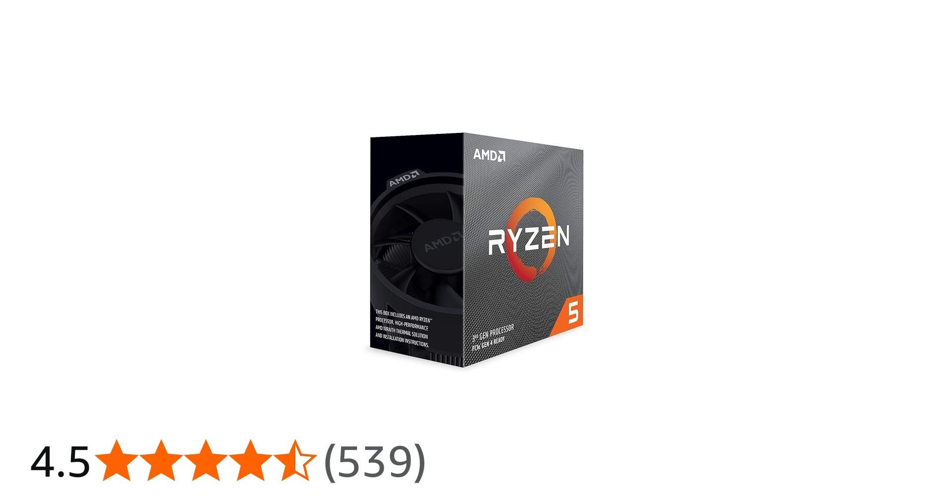 Amazon | AMD Ryzen 5 3600 with Wraith Stealth cooler 3.6GHz 6コア