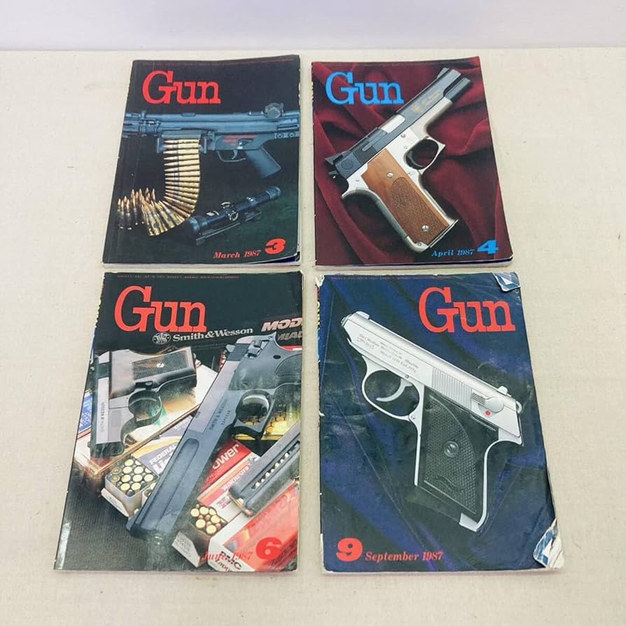 Amazon | 月刊Gun ガン 1987年3.4.6.9月号 銃 射撃 狩猟 国際出版株式