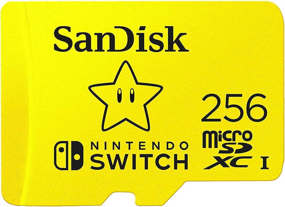 Cartão de memória SanDisk 256GB MicroSD Nintendo Switch Micro SDXC