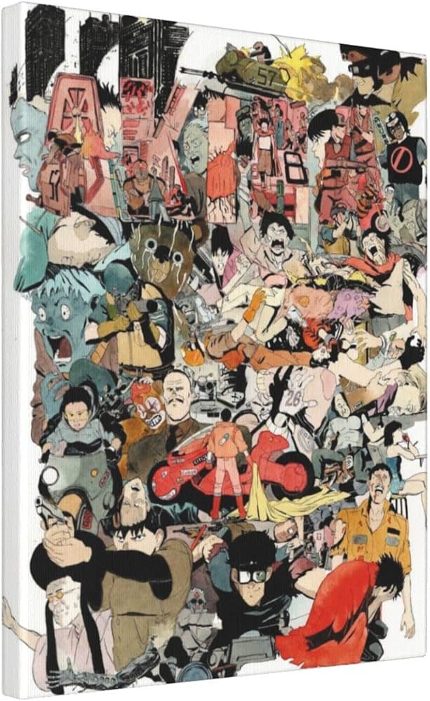 Amazon.co.jp: 大友克洋 アキラ 装飾画 アートパネル 壁掛け