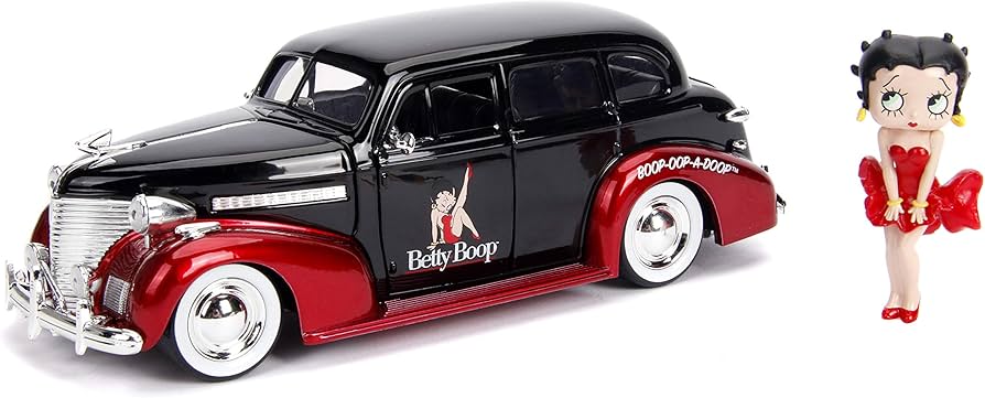 Amazon.com: Jada Toys Hollywood Rides Betty Boop & 1939 Chevy