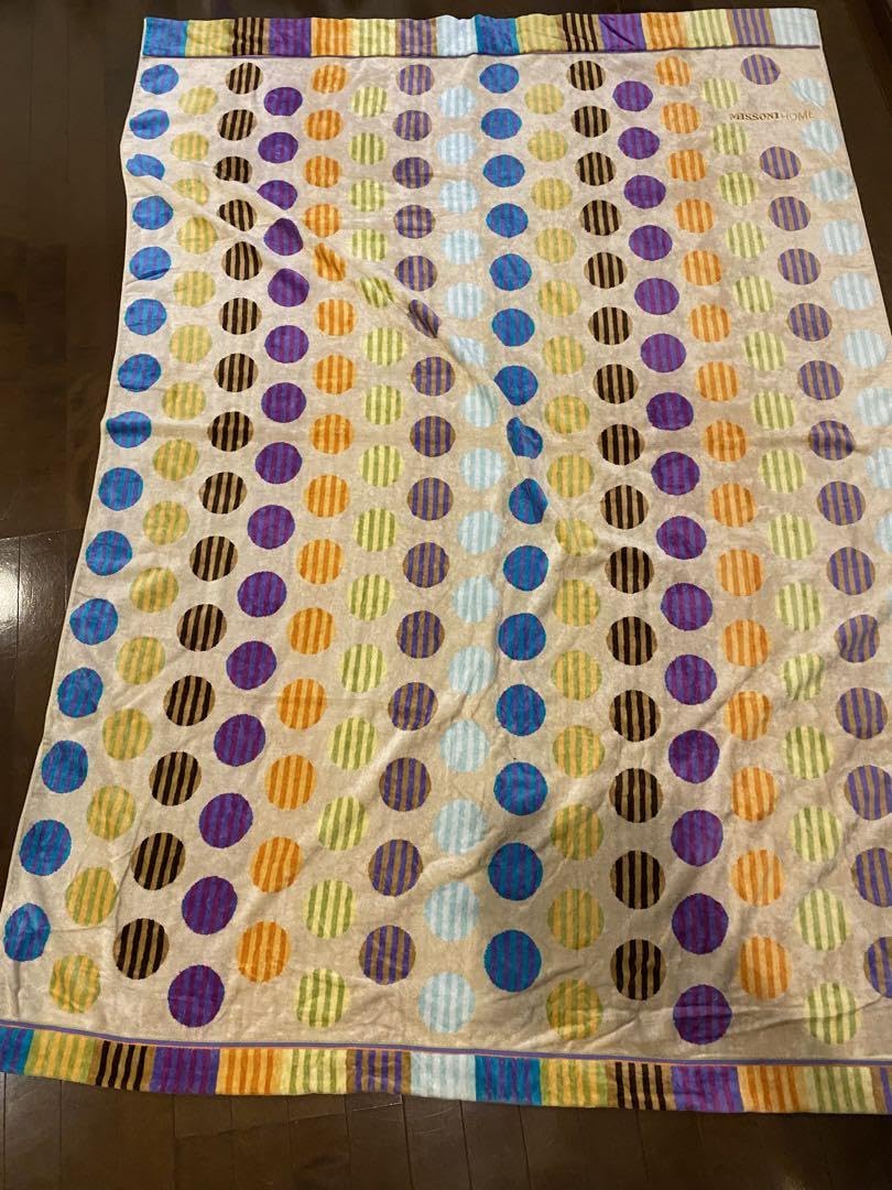 Amazon.co.jp: 国産 ミッソーニ タオルケット 1枚 : ホーム＆キッチン