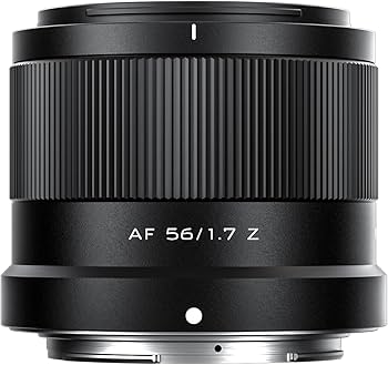 Amazon.com : VILTROX 56mm F1.7 Z, AF 56mm f/1.7 Z Mount Lens, Auto