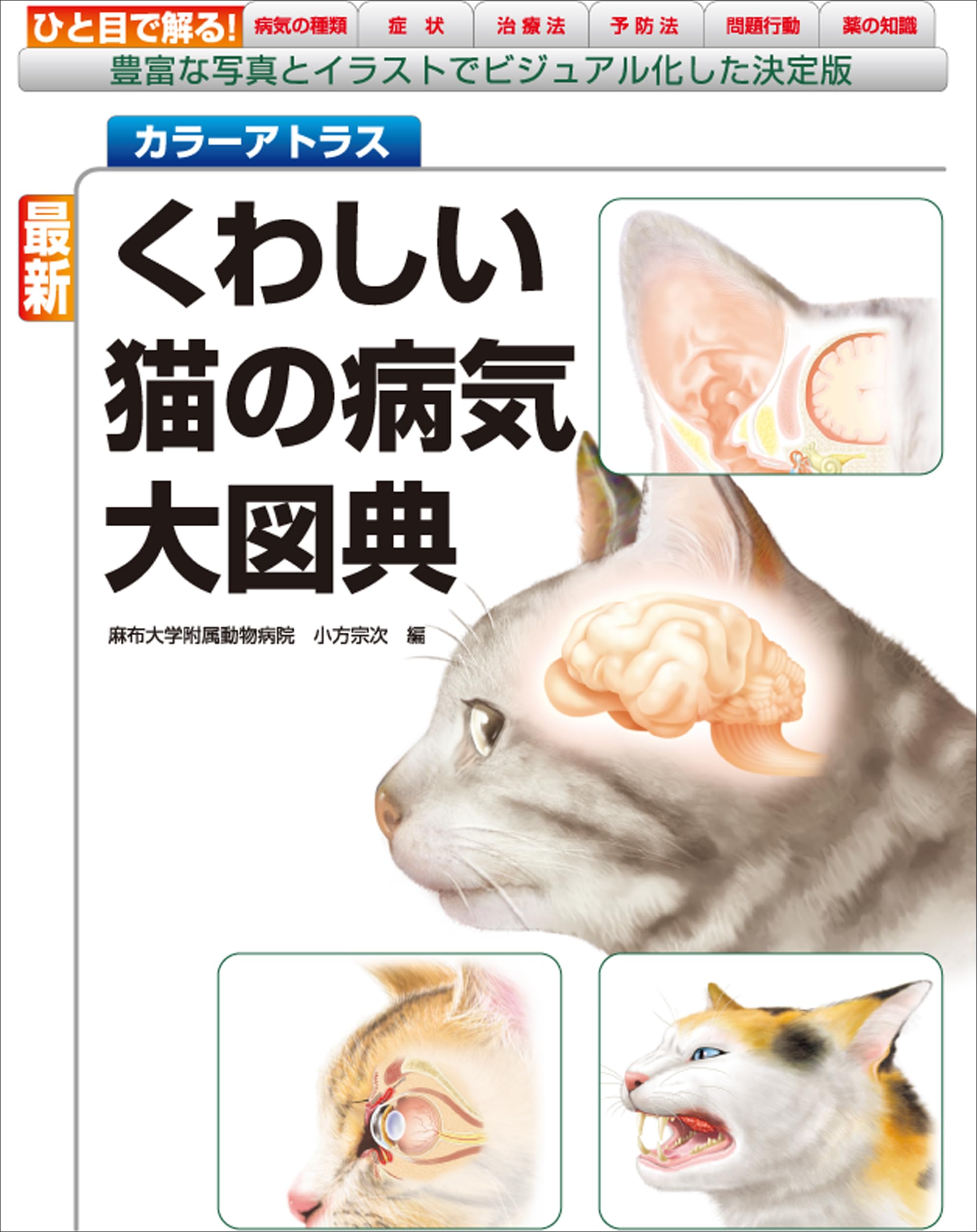 Amazon.co.jp: 最新 くわしい猫の病気大図典: 豊富な写真とイラストで