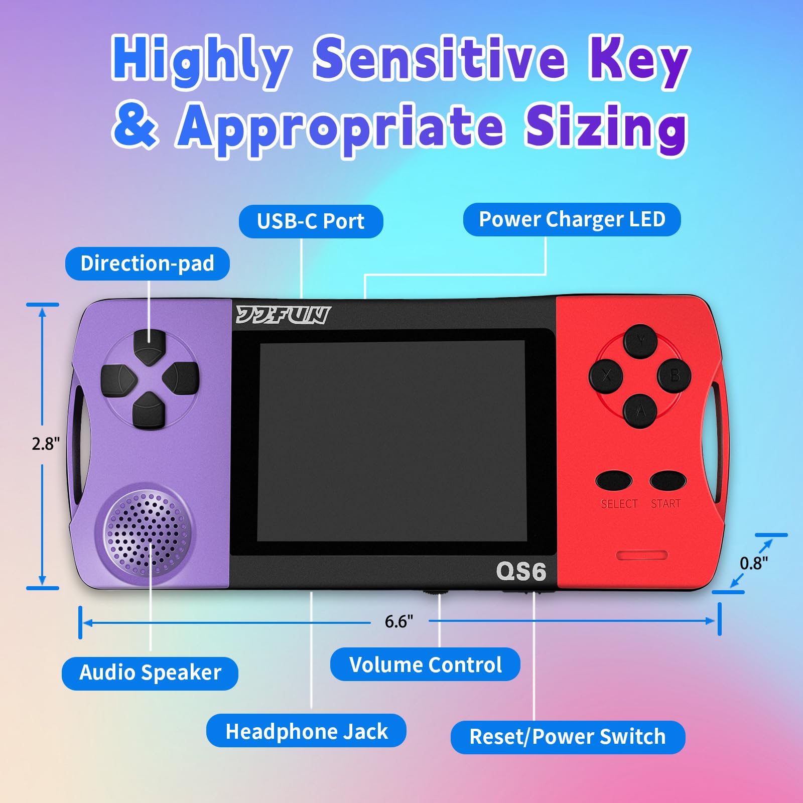 Amazon | 6-12歳向け ポータブルゲーム機 216種の16ビット知育ゲーム