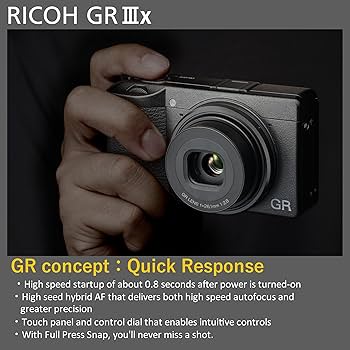 Ricoh GR IIIx Digital Camera [40mm Length] [Equipped with 24.2M