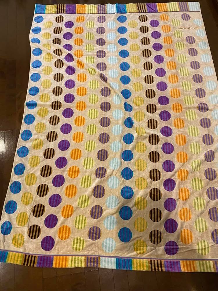 Amazon.co.jp: 国産 ミッソーニ タオルケット 1枚 : ホーム＆キッチン