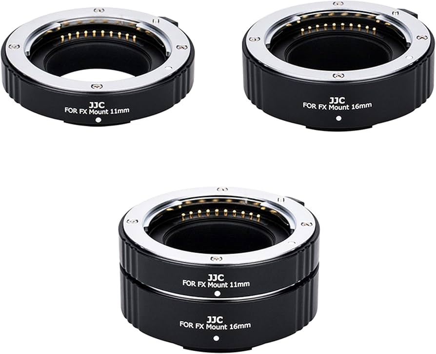 Amazon.com : JJC X Mount Auto Focus Macro Extension Tube Set for