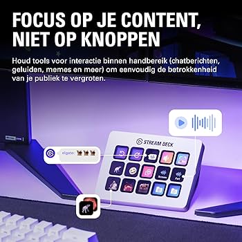 Amazon.com: Elgato Stream Deck MK.2 White – Studio Controller, 15