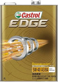 Amazon.co.jp: Castrol Engine Oil EDGE 5W-40 API SP, ACEA A3/B4 4L