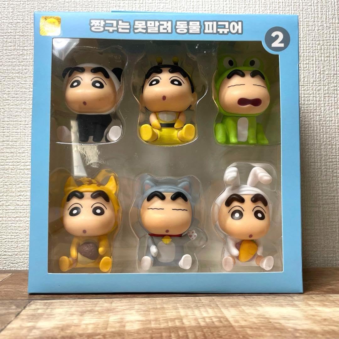 Amazon.co.jp: しんちゃん フィギュア 6種セット 韓国限定 : おもちゃ