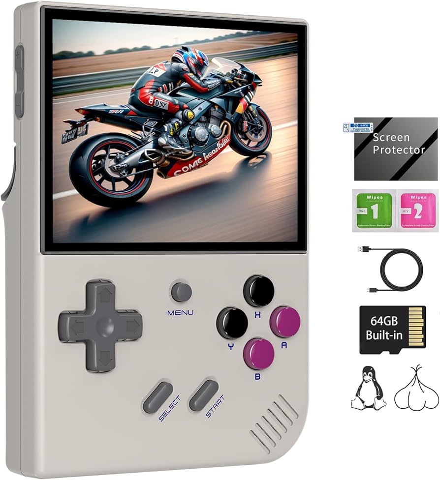 Amazon.com: RG35XX Plus Retro Game Consoles Handheld Game Console