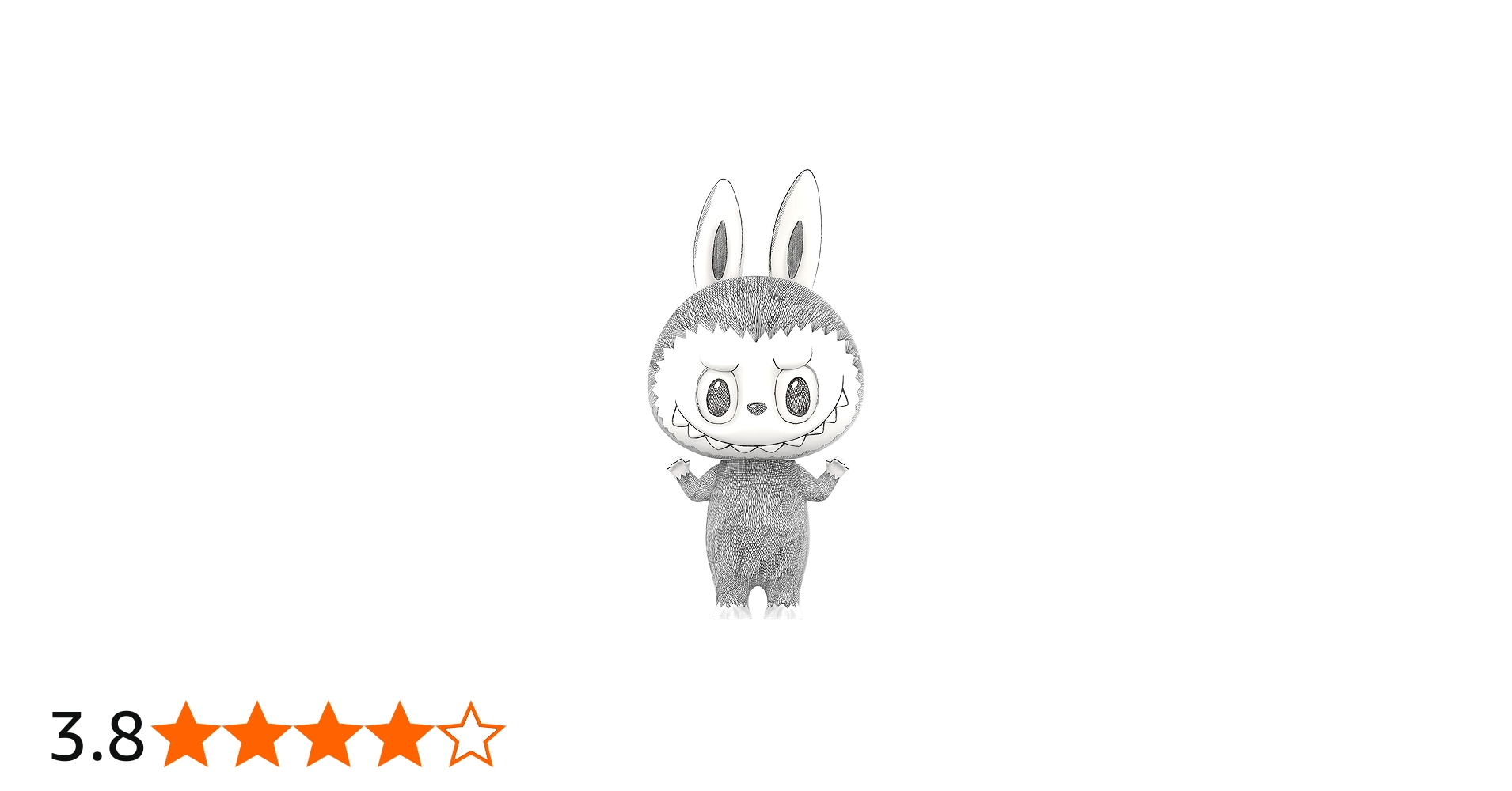 Amazon.co.jp: POP MART MEGA MEGA LABUBU 400%スケッチコレクション